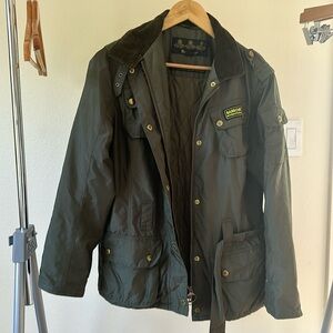 Belted Barbour Jacket